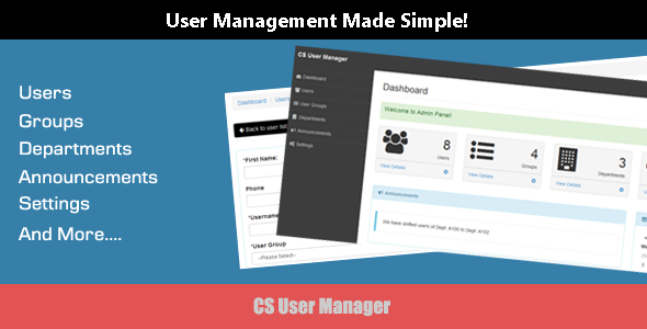 CS User Manager