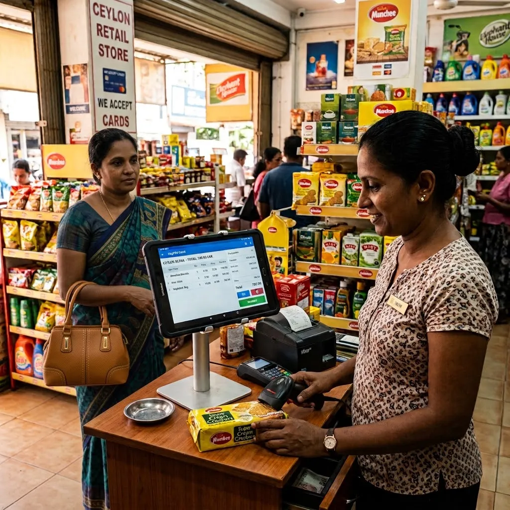 Affordable POS software Sri Lanka — retail checkout and inventory on screen